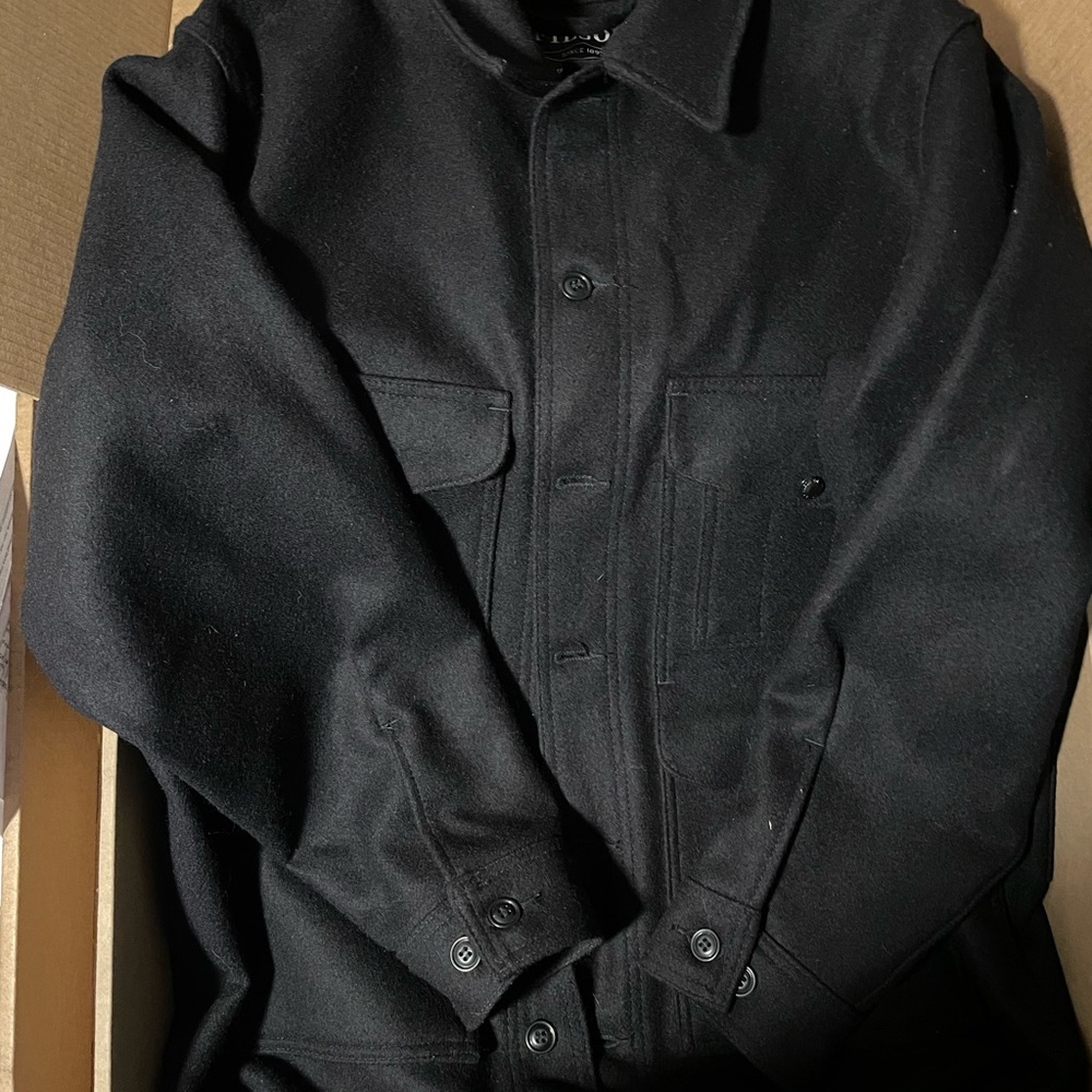 Filson Mackinaw Wool Cruiser - Navy - Large